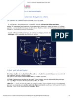 4.le Mouvement Des Planètes Et Les Lois de Kepler PDF