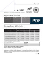 Applying To AISFM: Application Process