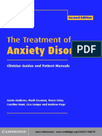 The Treatment of Anxiety