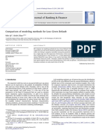 Comparison of Modeling Methods For Loss Given Default