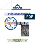 Mecanico de Mantenimiento de Maquinas de Confeccion Textil VMMD