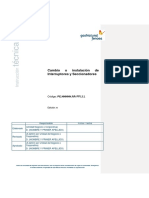 Procedimiento Cambio de Interruptores y Seccionadores