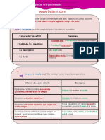 Les Temps Du Récit Limparfait Et Le Passé Simple PDF