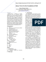 JOURNAL - 2015 - Design of A Spray Tower For The Granulation of Melt