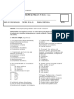 Prueba Primero Medio 2