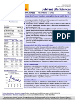 Jubilant Life Sciences: CMP: INR809 Across-The-Board Traction Strengthening Growth Story