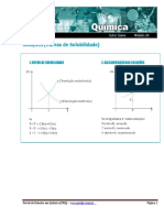 Soluções (Curvas de Solubilidade)