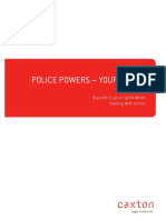 Police Powers - Your Rights - A Guide To Your Rights When Dealing With Police