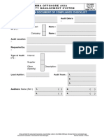 CI-F-0030 Internal ISM Document of Compliance Checklist