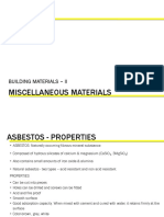 Unit 8-Miscellaneous Materials & Treatments