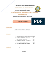 Informe de Sifon Hidraulico