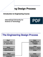 Engineering Design Process: Introduction To Engineering Course