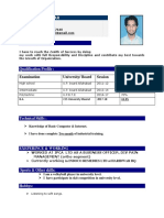 Himanshu Kumar: Examination University/ Board Session Percentage