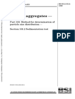 BS 812-103 2 - Testing Aggregates - Sedimentation Test PDF