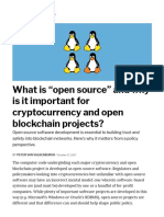 What Is "Open Source" and Why Is It Important For Cryptocurrency and Open Blockchain Projects - Coin Center