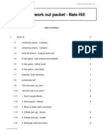 4 Player Work Out Packet - Nate Hill