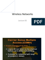 Wireless Network Lec 5