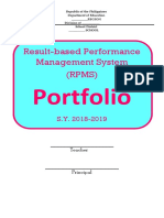 RPMS Portfolio Cover