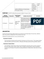 SOP 08 Batch Process Control