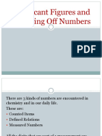 Significant Figures and Rounding Off Numbers