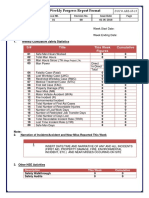 ARE HSE Weekly Report Format