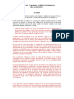 Planeacion Tributaria para La Empresa