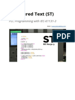 Structured Text Tutorial