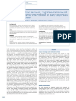 Early Intervention Services Cognitivebehavioural Therapy and Family Intervention in Early Psychosis Systematic Review