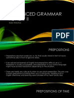 Advanced Grammar Review Ii