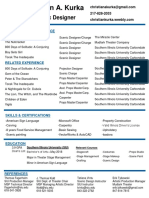 Kurka - Scenic Design Resume 18