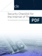 Security Checklist For The Internet of Things: An Essential Guide To Securing Connected Products