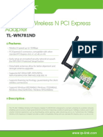 TP-LINK TL-WN781ND Datasheet