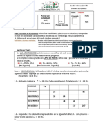 1°medio Evaluación Química N°2