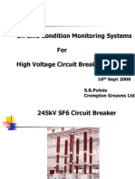 Online Condition Monitoring Systems For High Voltage Circuit Breakers