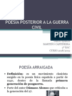 Poesía Posterior A La Guerra Civil Definitivo