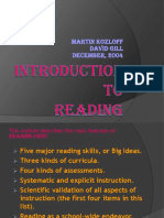 Introduction To Reading First