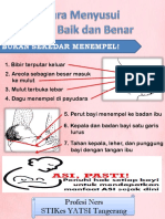 Poster Cara Menyusui Bayi