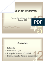 Valuacion de Reservas