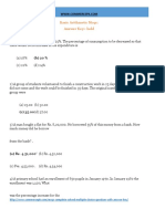 Basic Arithmetic Mcqs