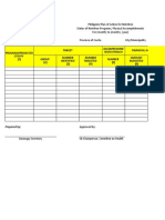 Blank Template PPAN Accomplishment Report Template