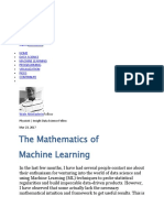 Math For Data Science