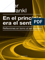 En Principio Era El Sentido - Frankl