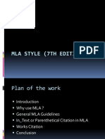 MLA Style (7th Edition)