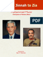 From Jinnah To Zia by Muhammad Munir Chief Justice Pakistan