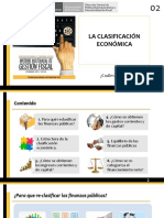 Clasificacion Economica de Los Fondos Publicos MEF