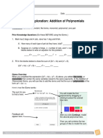 Add Polynomials Se