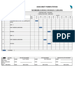 Doha West Power Station: Rap Washing Schedule For Boiler # 7 (2018-2019)