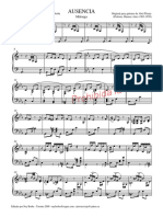 Ausencia Partitura PDF