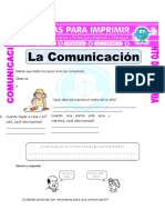 Ficha Formas de Comunicacion para Quinto de Primaria