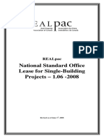 National Standard Office Lease For Single-Building Projects - 1.06 - 2008